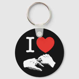 I Heart (Kärlek) Anal Nyckelring