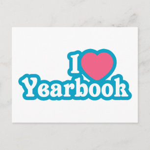 I Heart/Kärlek-årsbok Vykort