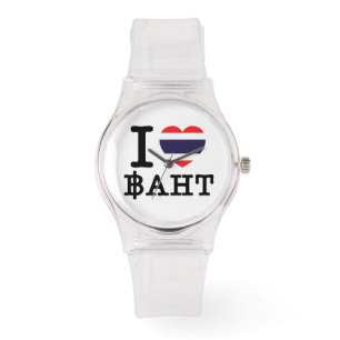 I Heart (Kärlek) Baht Armbandsur