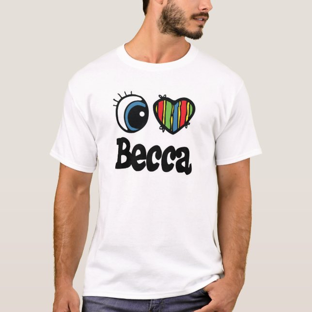 I Heart (Kärlek) Becca Tee (Framsida)