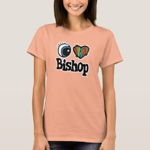 I Heart (Kärlek) Bishop T-shirt
