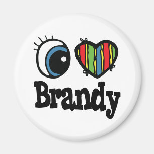 I Heart (Kärlek) Brandy Magnet