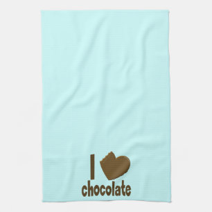 I Heart Kärlek Chocolate Kökshandduk
