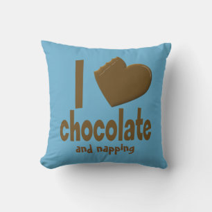 I Heart Kärlek Chocolate Kudde