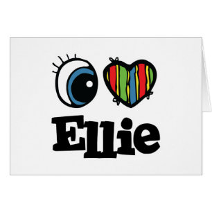 I Heart (Kärlek) Ellie Hälsningskort