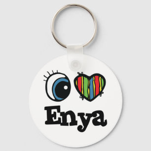 I Heart (Kärlek) Enya Nyckelring