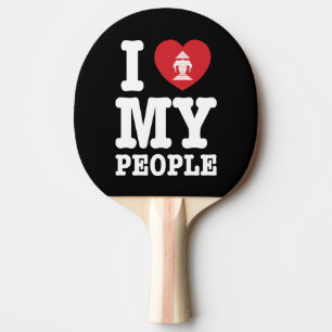 I Heart (Kärlek) Erawan My Lao People Pingisracket