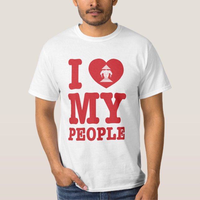 I Heart (Kärlek) Erawan My Lao People Tröja (Framsida)