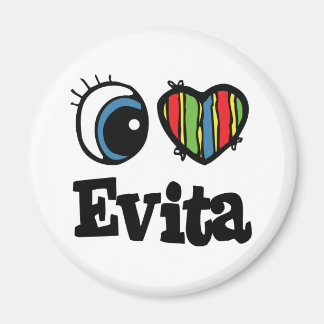 I Heart (Kärlek) Evita Magnet