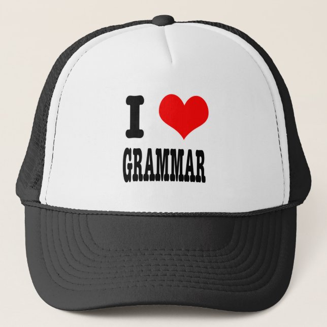 I HEART (KÄRLEK) GRAMMAR KEPS (Framsida)