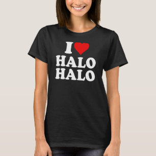 I Heart Kärlek Halo Halo Filippinerna T Shirt