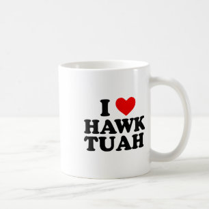 I Heart Kärlek Hawk Tuah _1 Kaffemugg