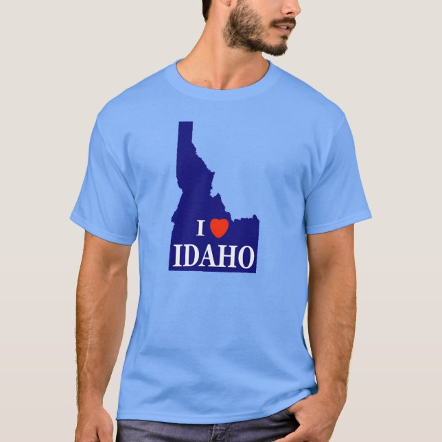 I Heart (Kärlek) Idaho T-shirt (Framsida)