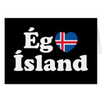 I Heart (Kärlek) Island [Ég Elska Ísland] isländsk