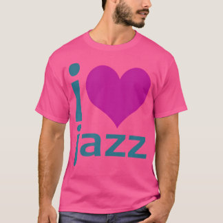 I Heart (Kärlek) Jazz T Shirt