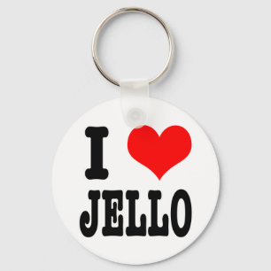 I HEART (KÄRLEK) jello Nyckelring