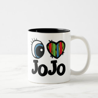I Heart (Kärlek) JoJo Två-Tonad Mugg
