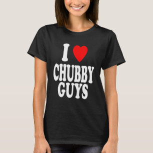 I Heart (Kärlek) Knubbig Killar Attracted Preferen T Shirt
