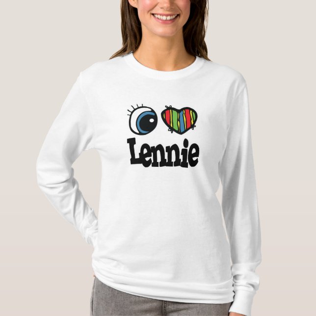 I Heart (Kärlek) Lennie T-shirt (Framsida)