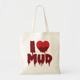 I Heart (Kärlek) Lera Tygkasse