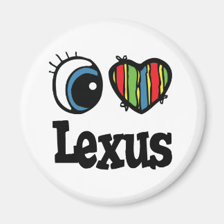 I Heart (Kärlek) Lexus Magnet