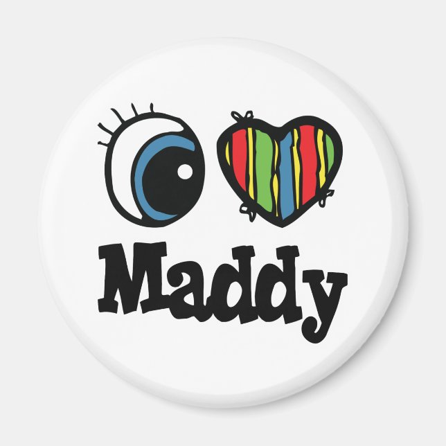 I Heart (Kärlek) Maddy Magnet (Framsidan)