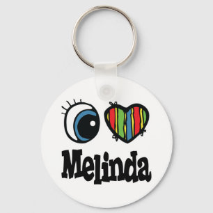 I Heart (Kärlek) Melinda Nyckelring