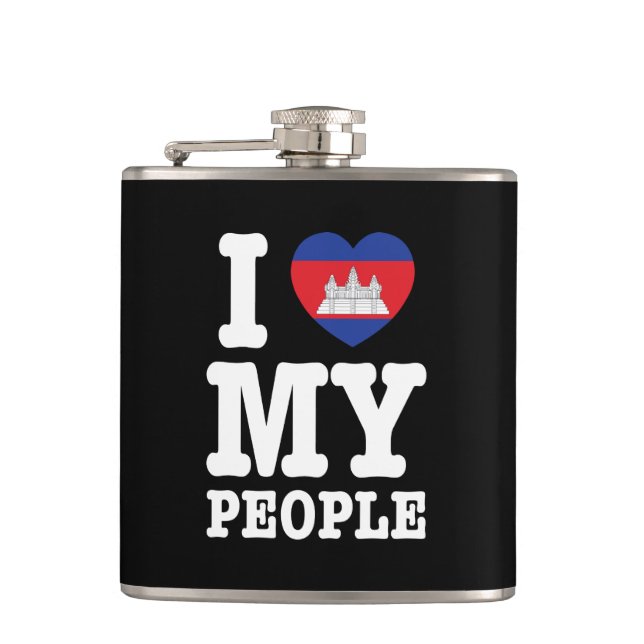 I Heart (Kärlek) Mina Khmer People Fickplunta (Framsidan)