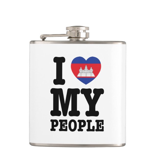 I Heart (Kärlek) Mina Khmer People Fickplunta (Framsidan)