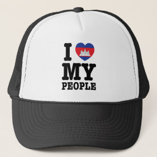 I Heart (Kärlek) Mina Khmer People Keps
