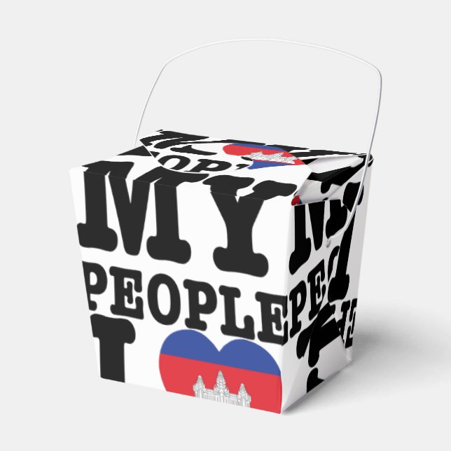 I Heart (Kärlek) Mina Khmer People Presentaskar (Framsidan Sidan)