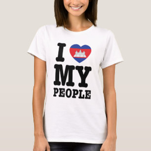 I Heart (Kärlek) Mina Khmer People Tee