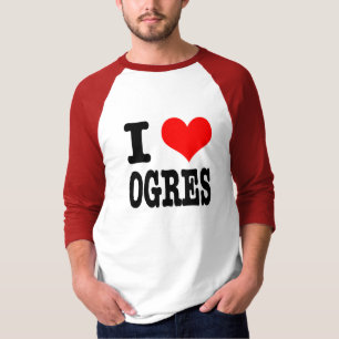 I HEART (KÄRLEK) OGRES T-SHIRT