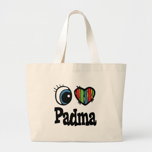 I Heart (Kärlek) Padma Jumbo Tygkasse (Framsidan)
