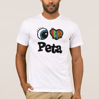 I Heart (Kärlek) Peta T-shirt