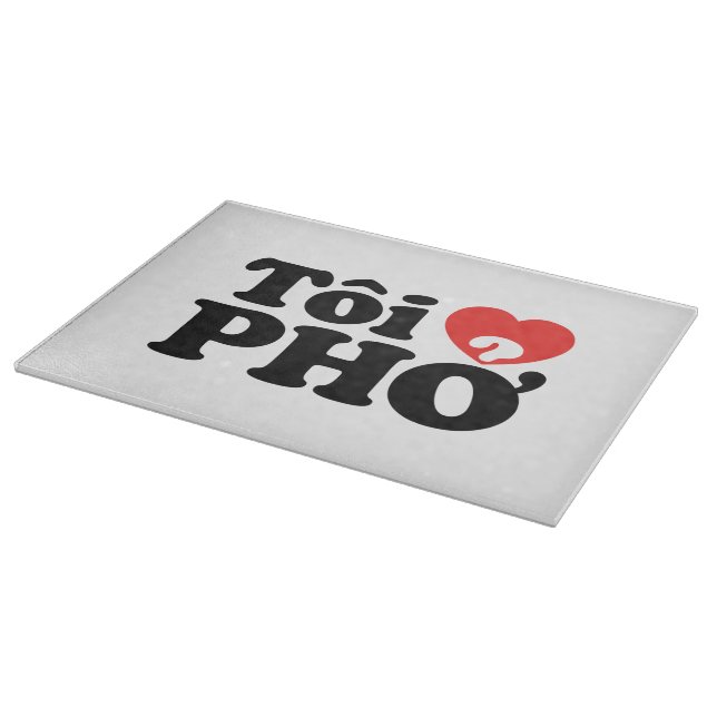 I Heart (Kärlek) Pho (Tôi ❤ PHỞ) vietnamesiskt spr (Hörn)