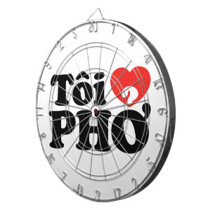I Heart (Kärlek) Pho (Tôi ❤ PHỞ) vietnamesiskt spr Darttavla