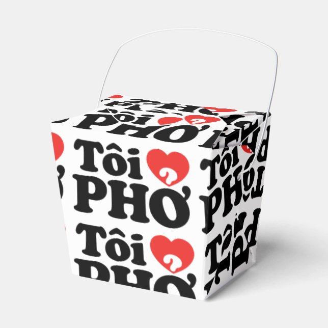 I Heart (Kärlek) Pho (Tôi ❤ PHỞ) vietnamesiskt spr Presentaskar (Framsidan Sidan)