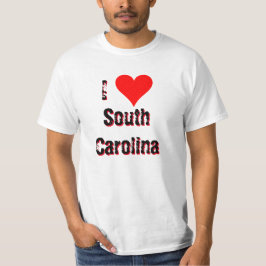 I (Heart) Kärlek South Carolina T-shirt