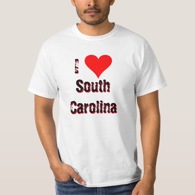I (Heart) Kärlek South Carolina Tee (Framsida)