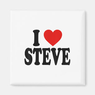 I Heart Kärlek Steve _1 Magnet