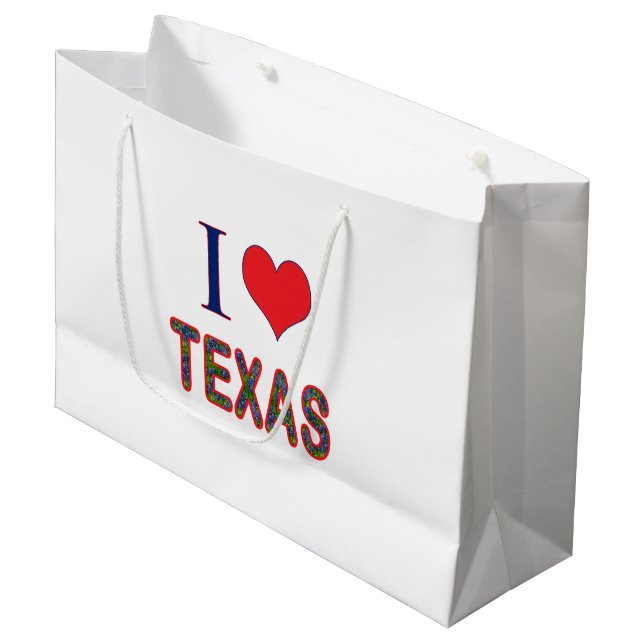 I (Heart) Kärlek Texas Blånät (Framsidan Vinklad)