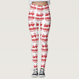 I Heart (Kärlek) Thai Red Curry Leggings