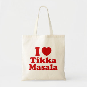 I Heart (Kärlek) Tikka Masala Tygkasse