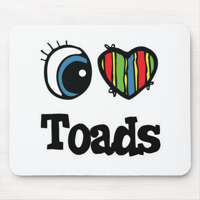 I Heart (Kärlek) Toads Musmatta (Framsidan)