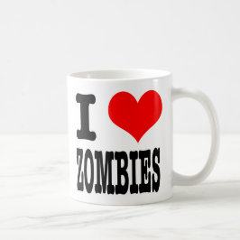 I HEART (KÄRLEK) ZOMBIES KAFFEMUGG