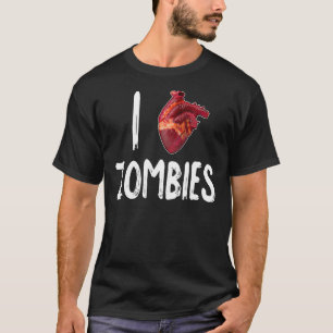 I Heart Kärlek Zombies T Shirt