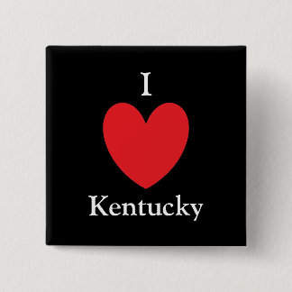 I Heart Kentucky Button Knapp