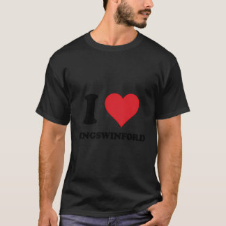 I Heart Kingswinford Kärlek Uk T Shirt