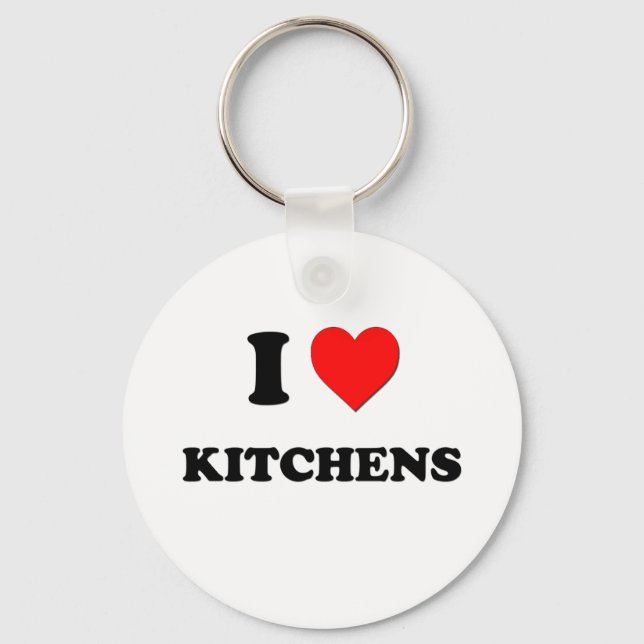 I Heart Kitchens Nyckelring (Framsida)